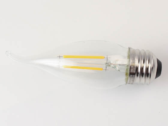 Satco Dimmable 3W 2700K CA10 Decorative Filament LED Bulb