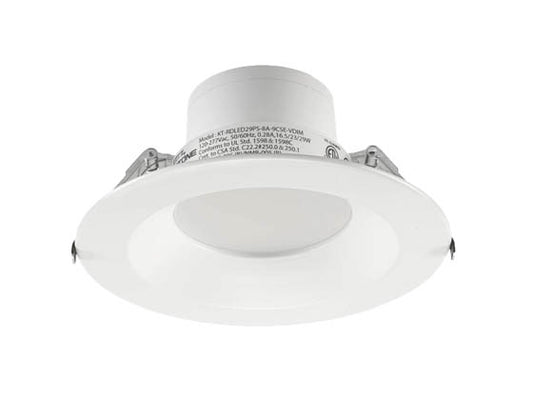 Keystone 8" LED Recessed Downlight - Wattage and Color Selectable - 120-277V