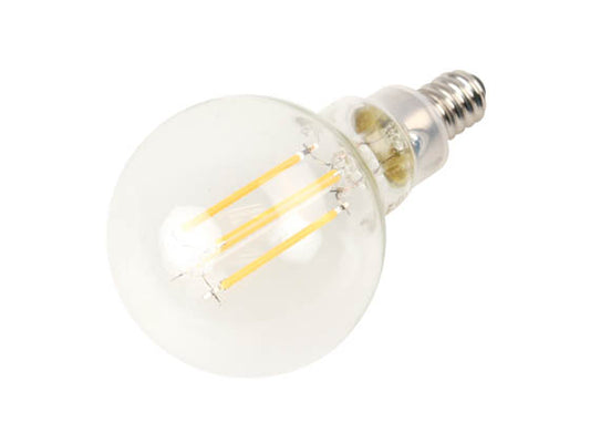 Bulbrite Dimmable 4W 3000K G-16 Filament LED Bulb - Enclosed Rated