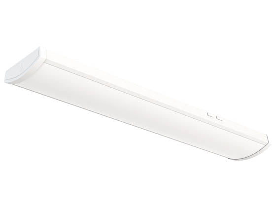 Lithonia Dimmable 4' Flush Mount LED Wrap Fixture - 120V - Wattage and Color Selectable