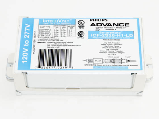 Philips Advance Electronic Ballast 120V to 277V